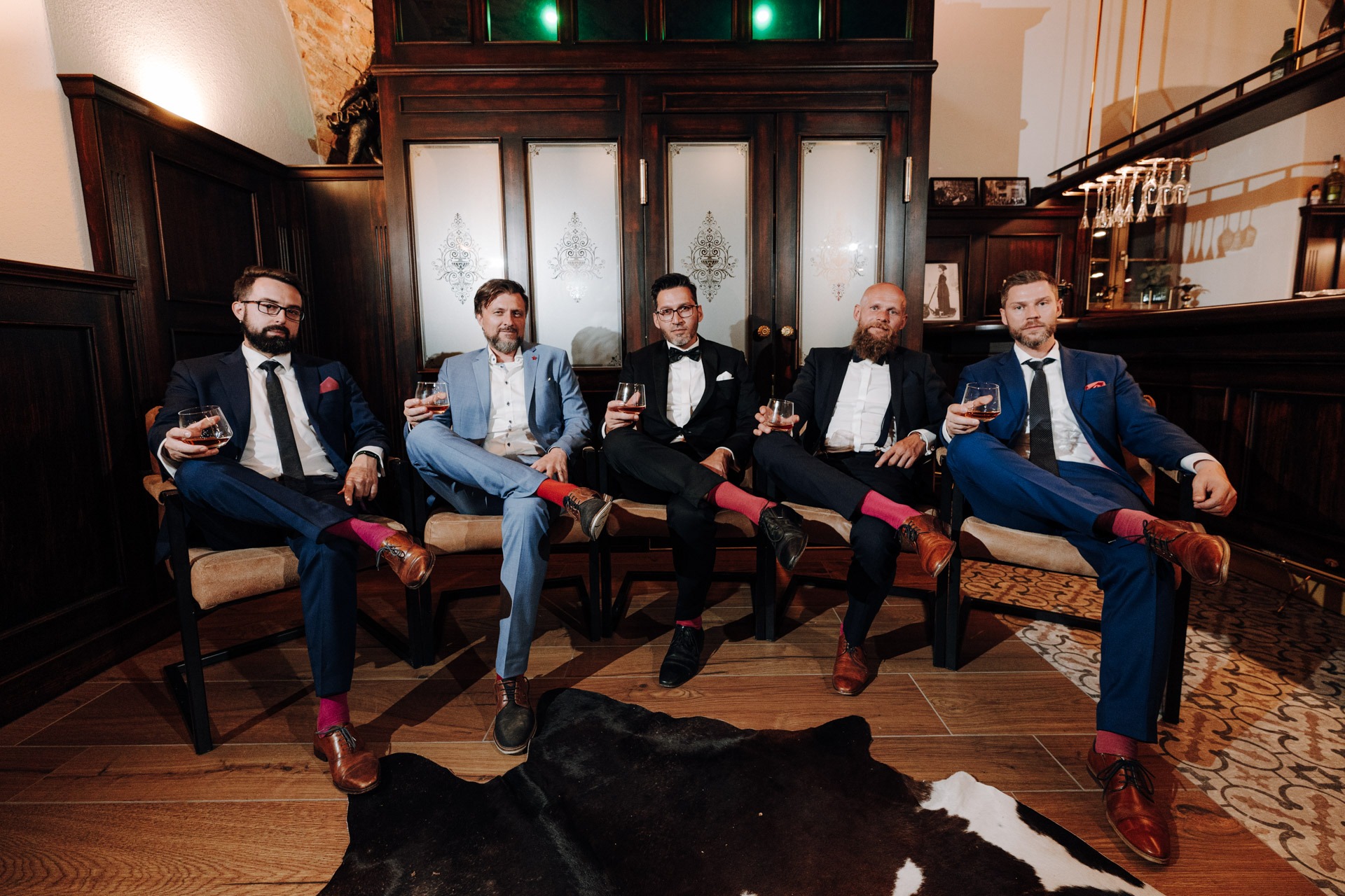 Gruppenfoto Hochzeitsfotografie Hamburg Herrenrunde